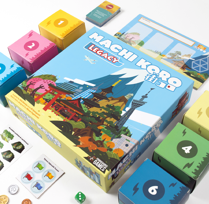 Machi Koro Legacy - From Rob Daviau, Masao Suganuma with brand new artwork from Nobura Hotta!