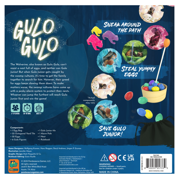 Pandasaurus Games- Gulo Gulo is now available for preorder!!! | Gulo Gulo