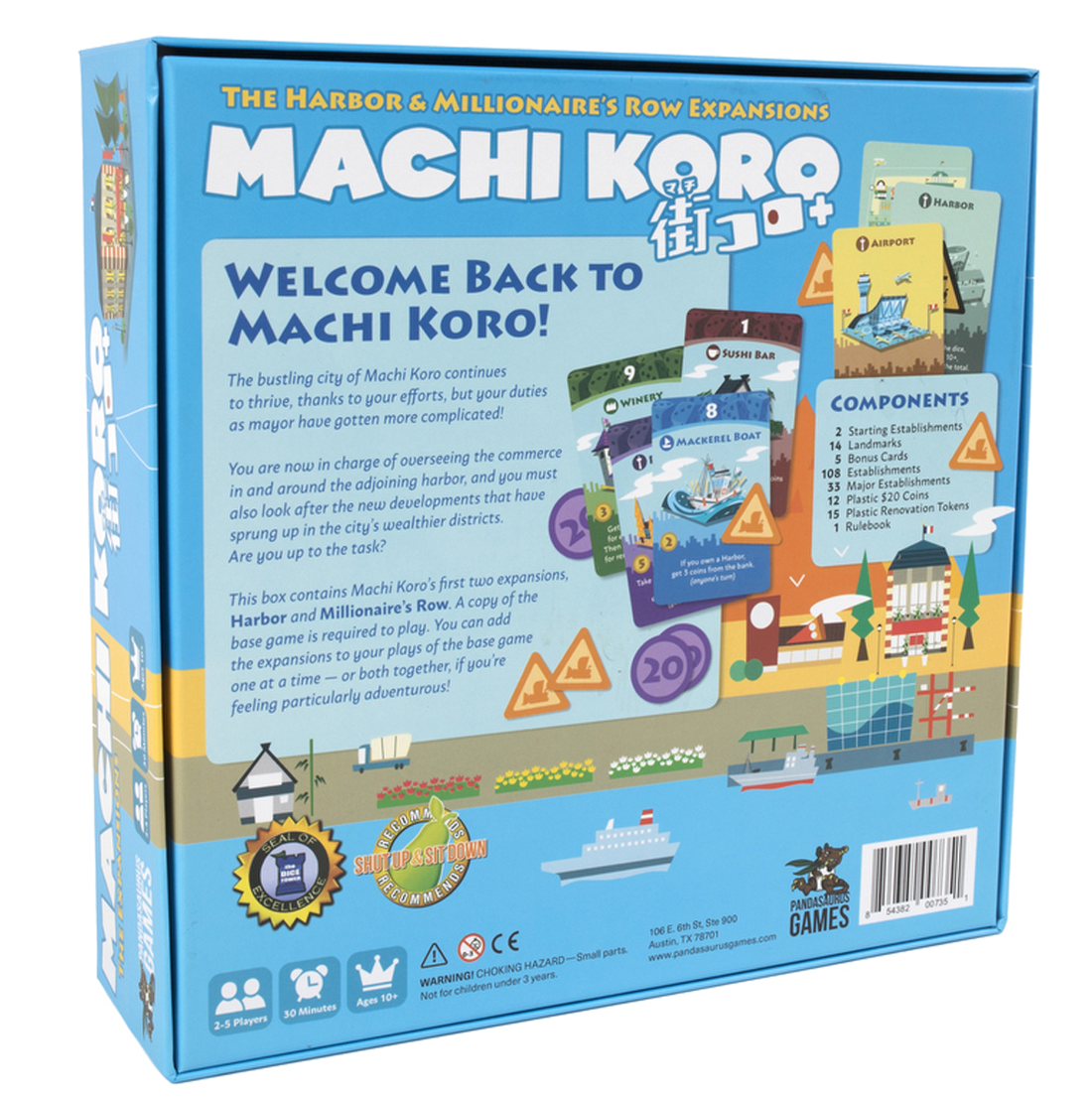 Machi Koro: The Expansions