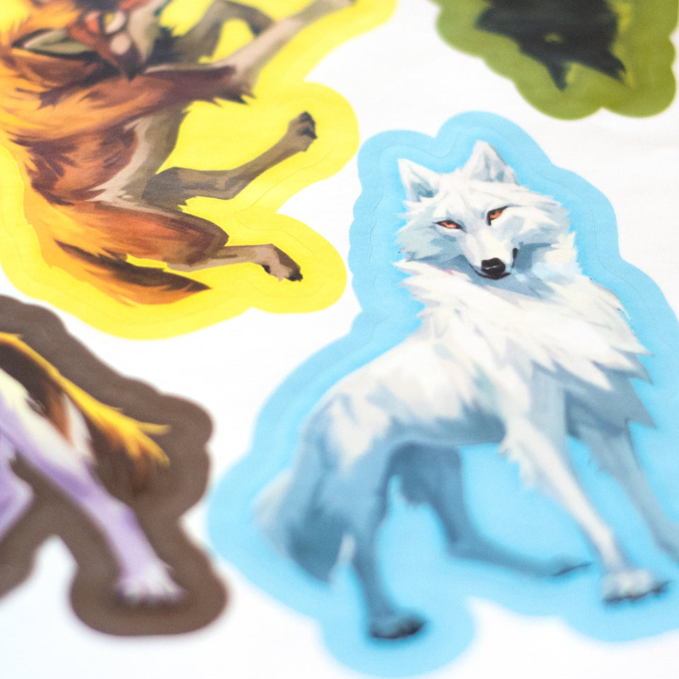 The Wolves promo sticker sheet